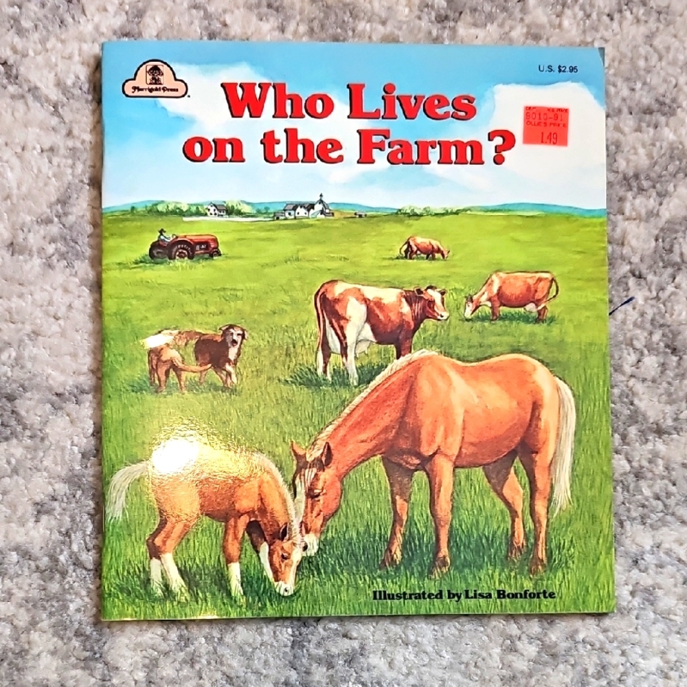 Who Lives on the Farm? Kids Book